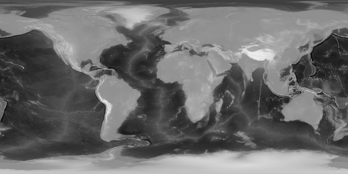 World_elevation_map